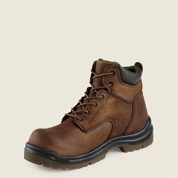 Red Wing Safety Boots King Toe® - 6-inch Toe - Brown - Mens HXT962730